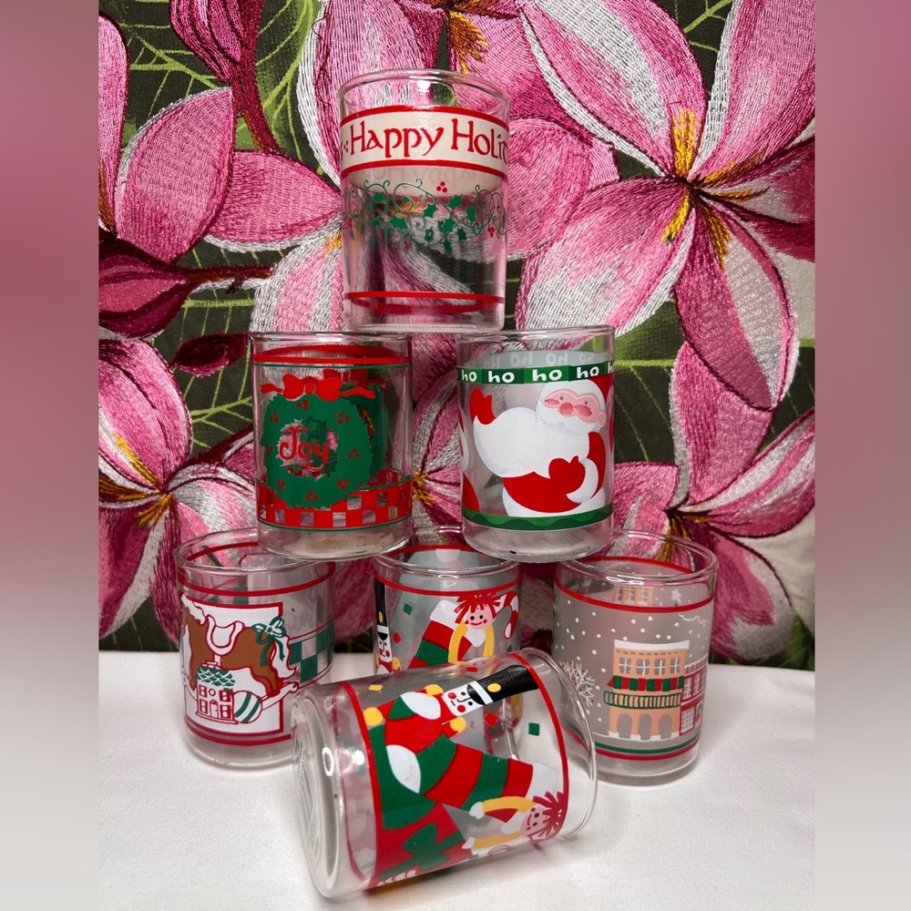 Indiana Glass Company Christmas Votive Holders